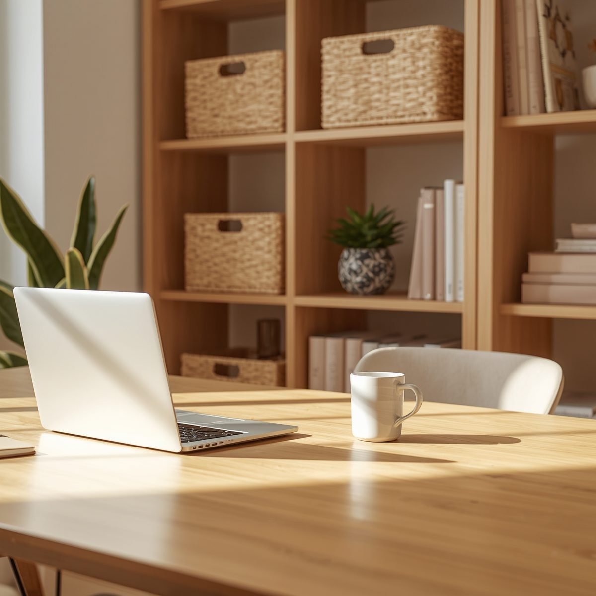 A beautifully organized home space